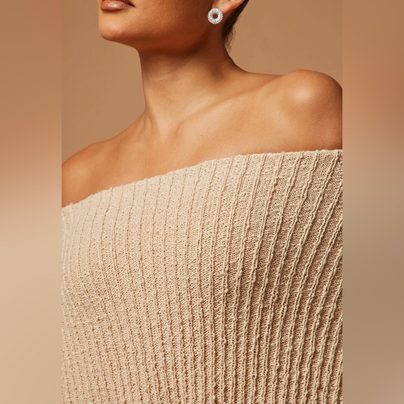 Fashion Nova Taupe Ribbed Knit Dress - Picture 10 of 11